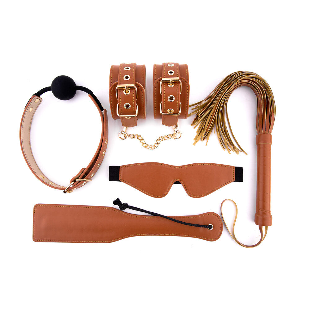 'OH' Vegan leather BDSM kit